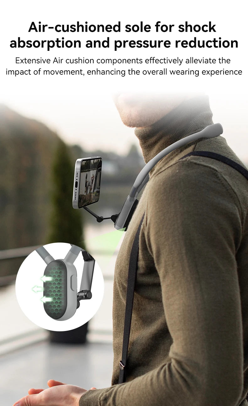 Silicone Magnetic Neck Mount for iPhone
