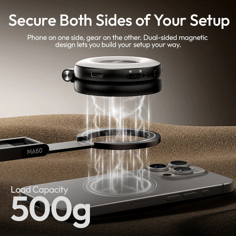 Magnetic Tripod Handheld Selfie Mount for iPhone