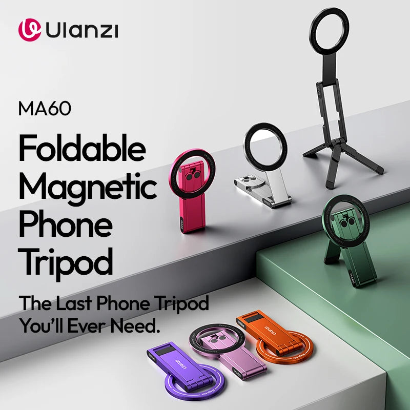 Magnetic Tripod Handheld Selfie Mount for iPhone